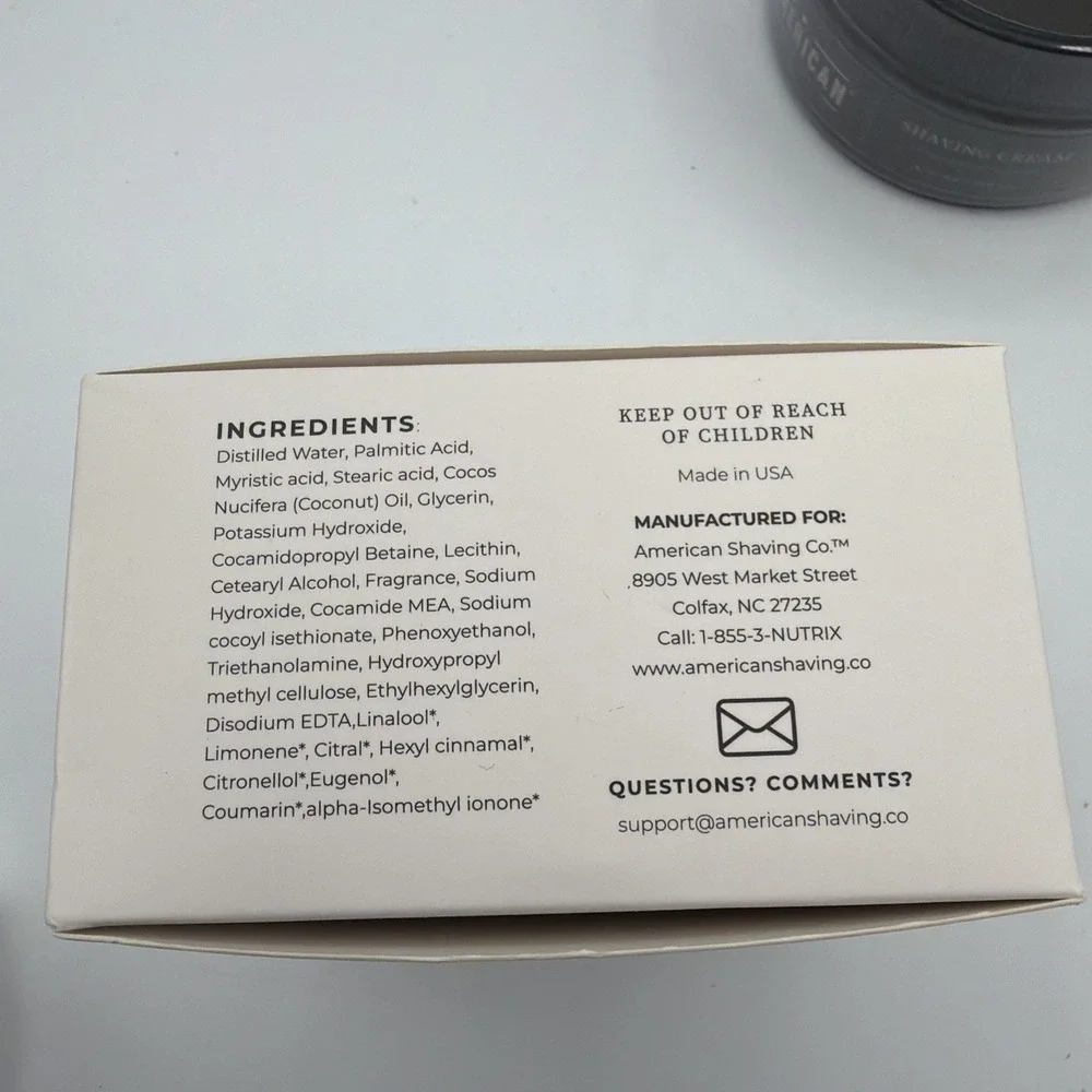 American Shaving Co. sealed container